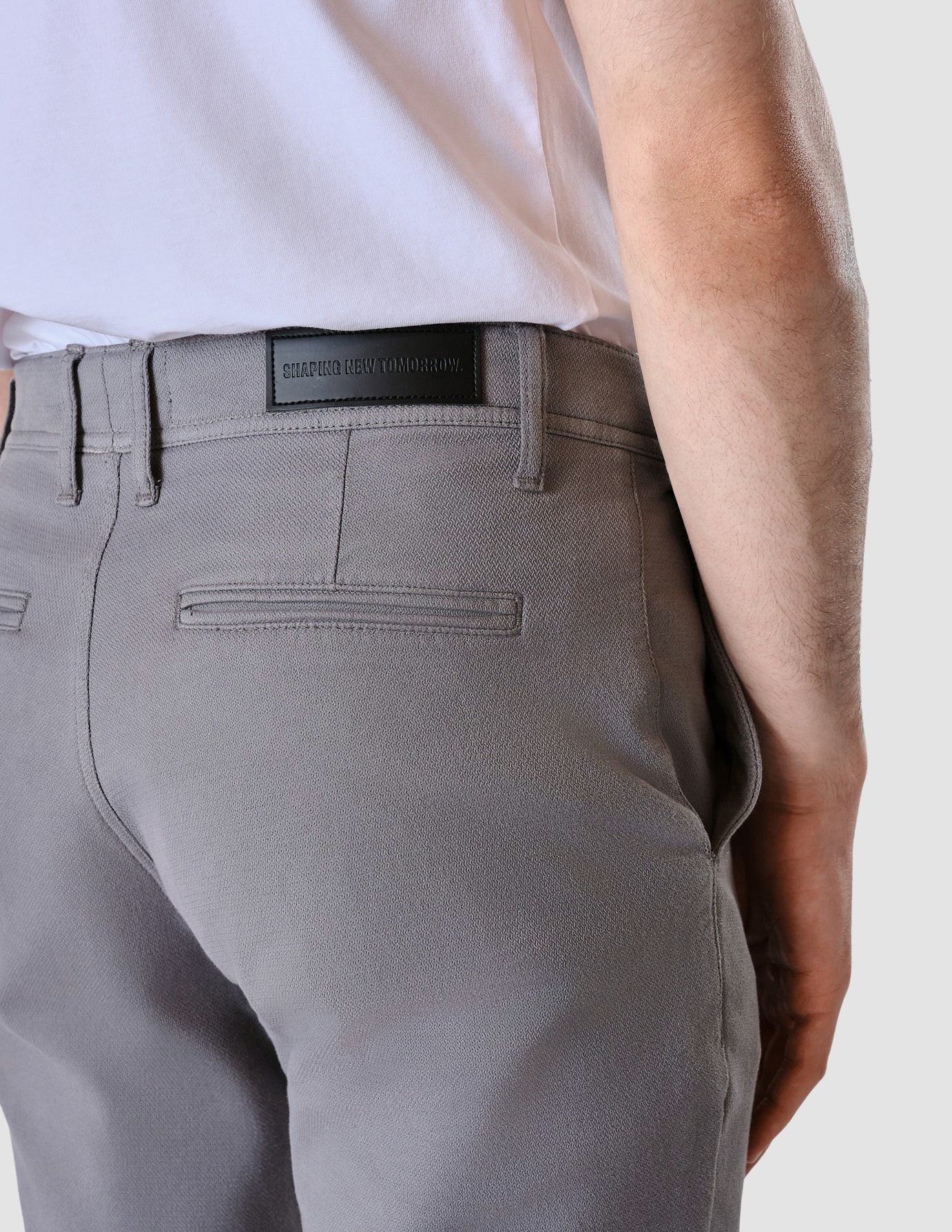 Classic Pants Slim Light Grey